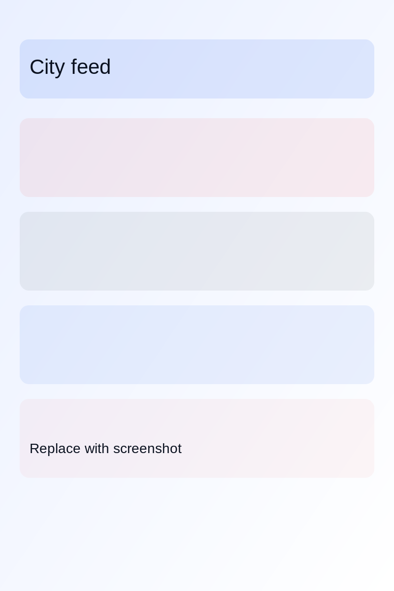 CivicProof city feed