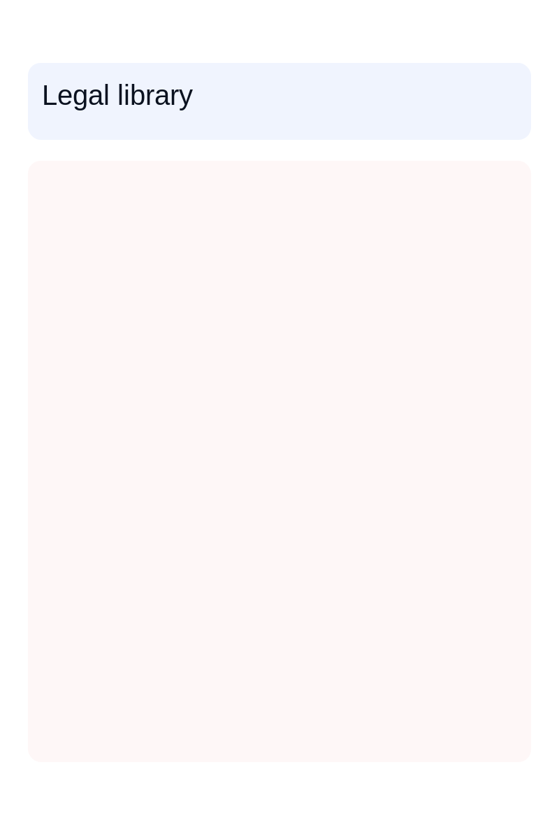 Legal library screenshot